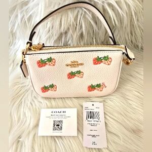 NWT Coach Nolita 15 With Strawberry Print CB608
